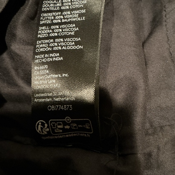 Free People Black Floral Maxi Dress Boho Sleeveless Pockets Size S - Picture 4 of 12